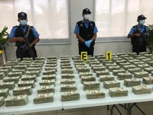 Policía Nacional incauta 1,283,760 dólares en San Carlos, Río San Juan