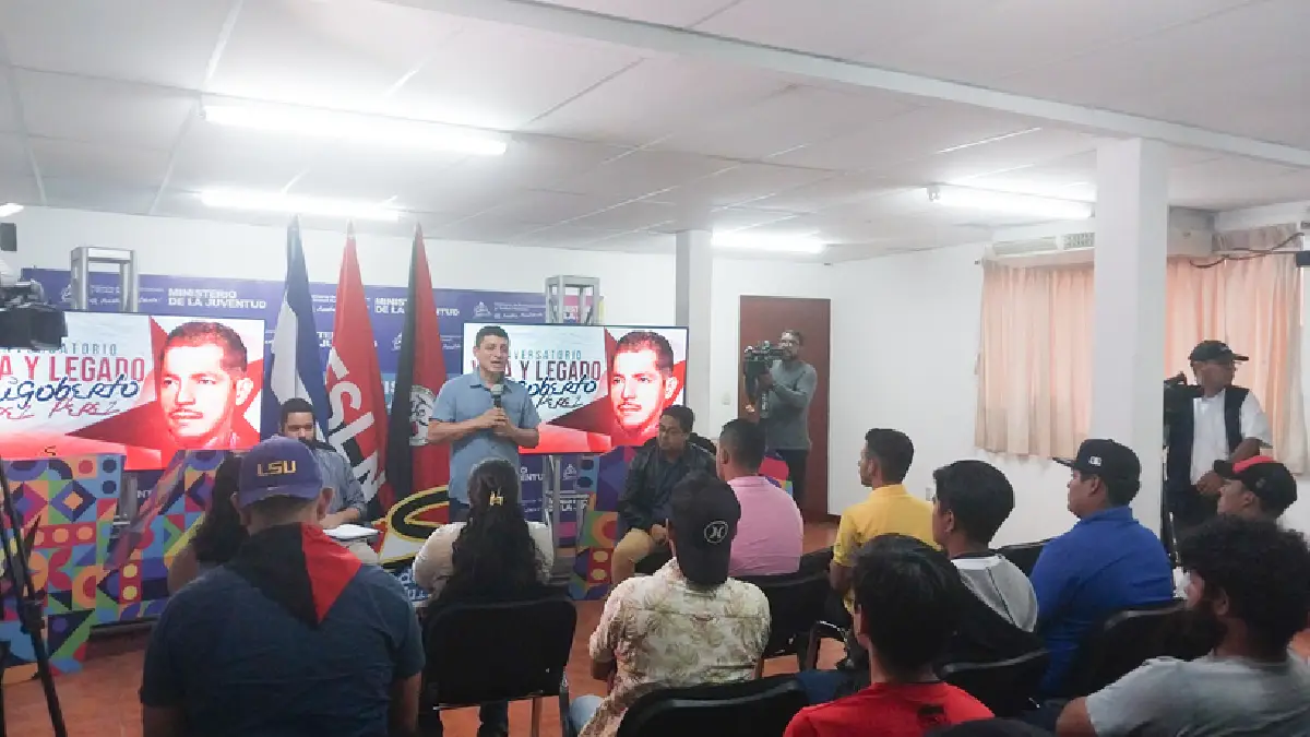 Juventud Sandinista realiza conversatorio en conmemoración a Rigoberto López Pérez