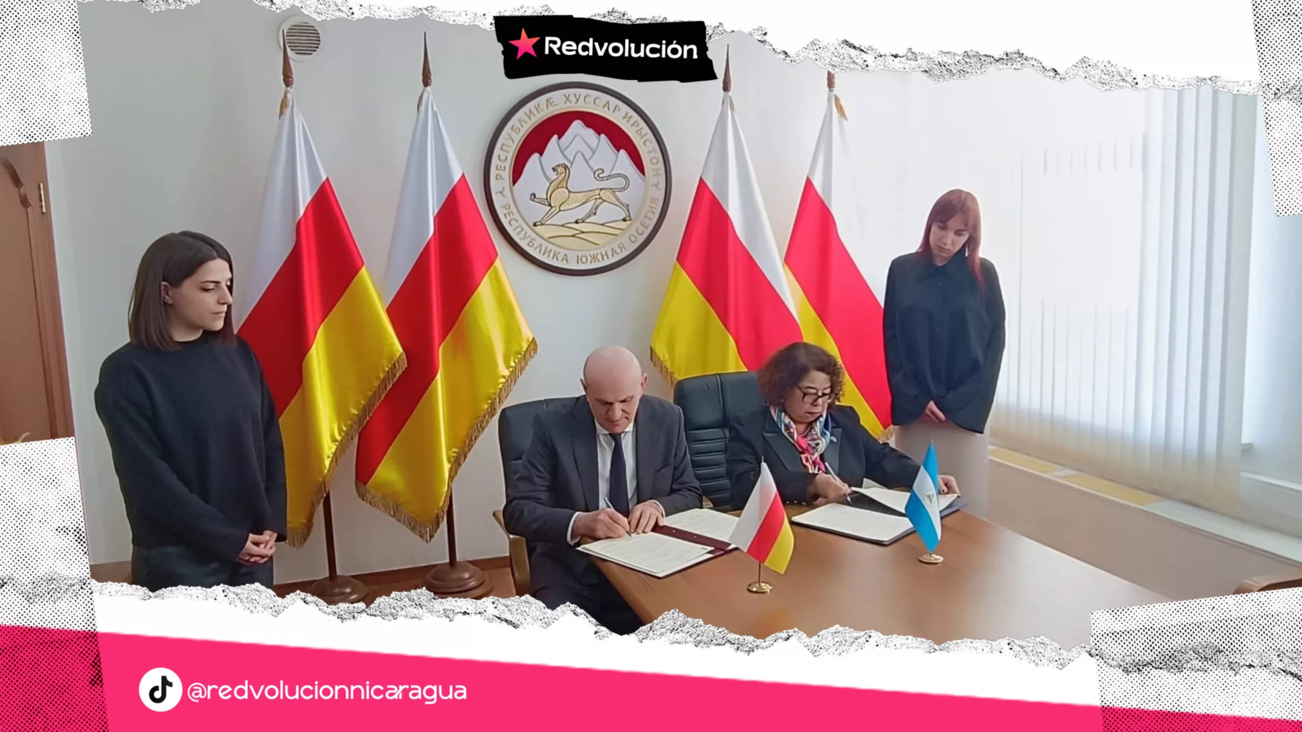 Nicaragua y Osetia del Sur firman exención de visado
