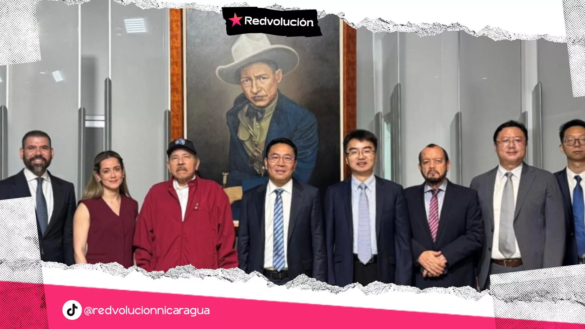 Copresidente Daniel y Huawei