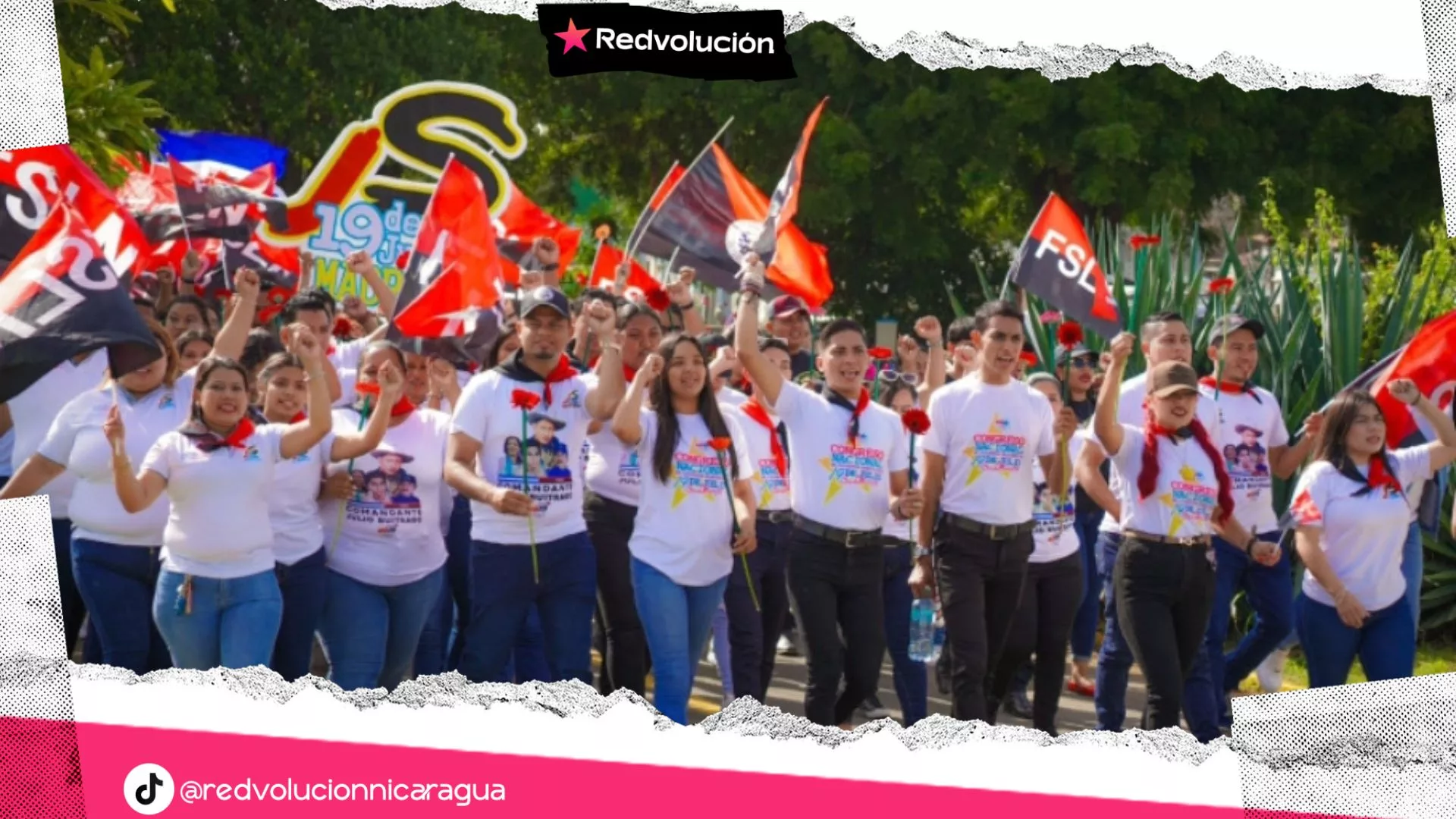 Juventud Sandinista Celebra Congreso Nacional: De Julio a Julio, Siempre al Frente