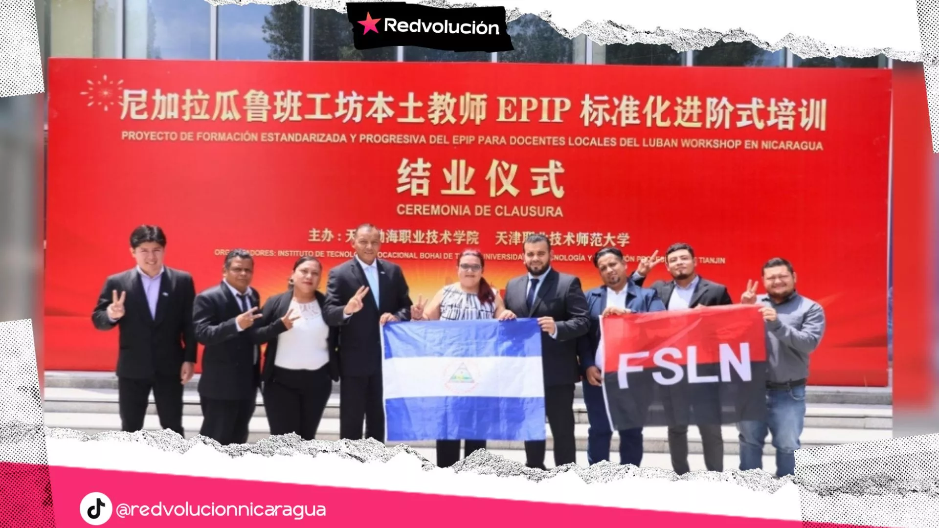 Delegación nicaragüense participa en seminario para   maestros primer Taller Luban