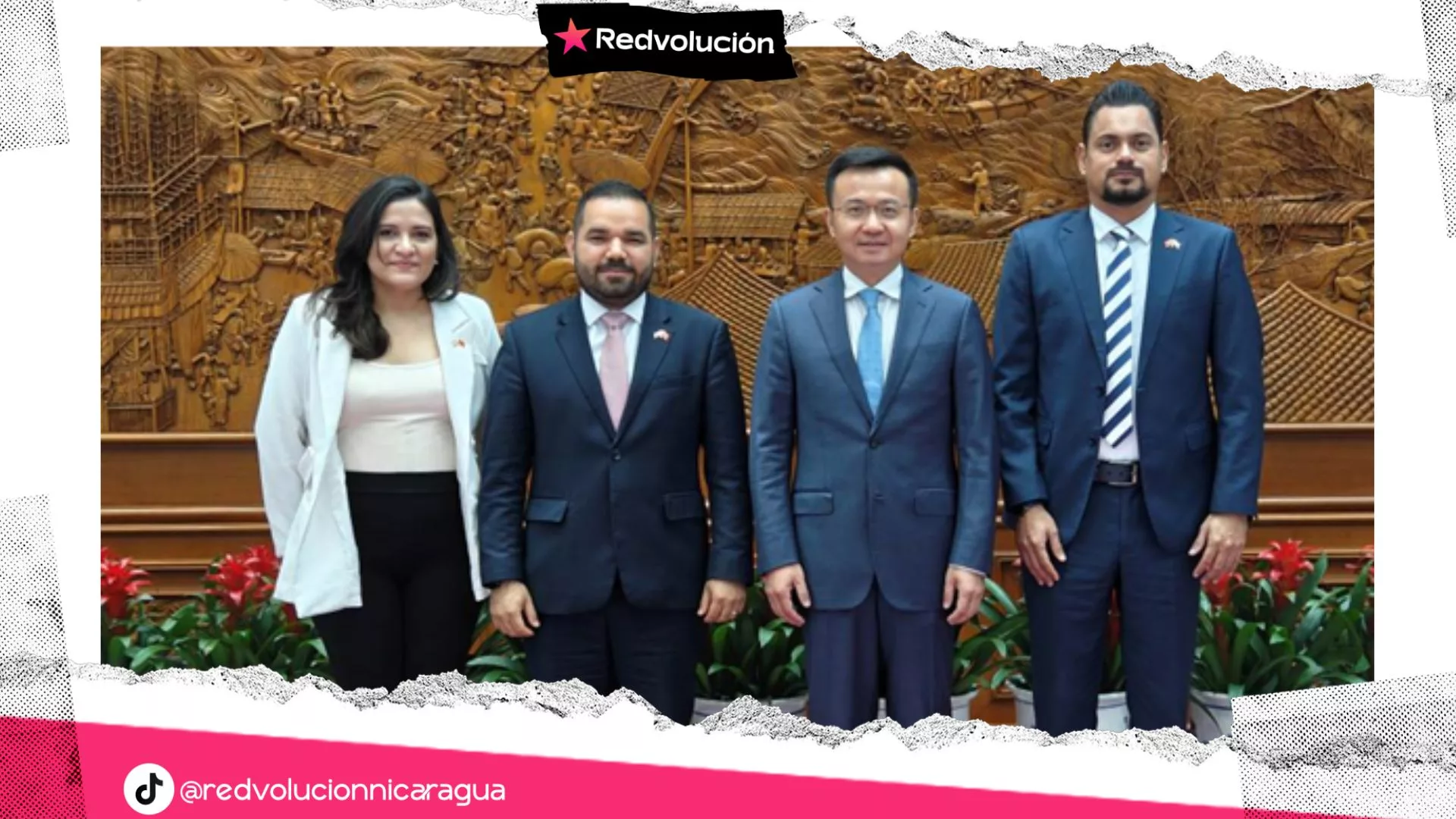 Misión de Nicaragua en Beijing se reúne con Director General para América Latina de la Cancillería China