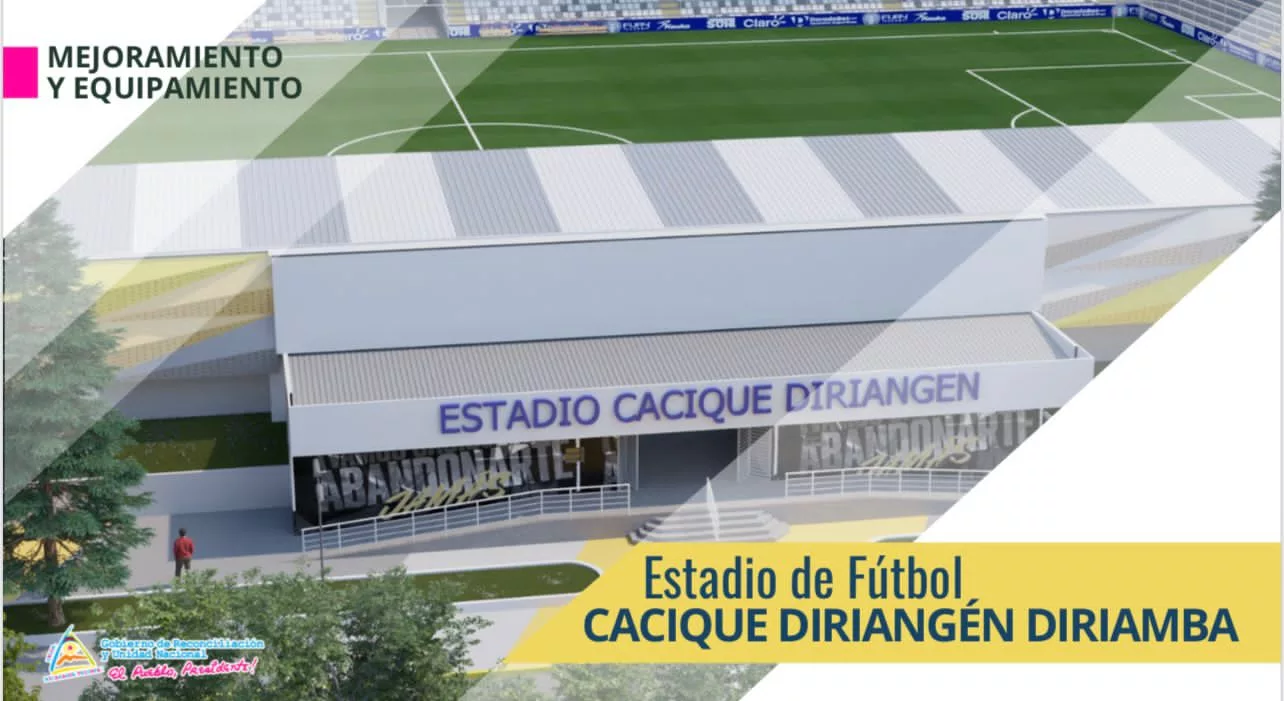 Presentan Proyecto de Mejoramiento y Equipamiento del Estadio de Fútbol Cacique Diriangén