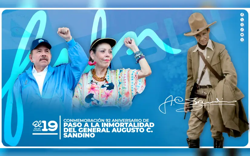 Transmisión Especial: Acto solemne en honor al 92 aniversario del tránsito a la inmortalidad del General Sandino