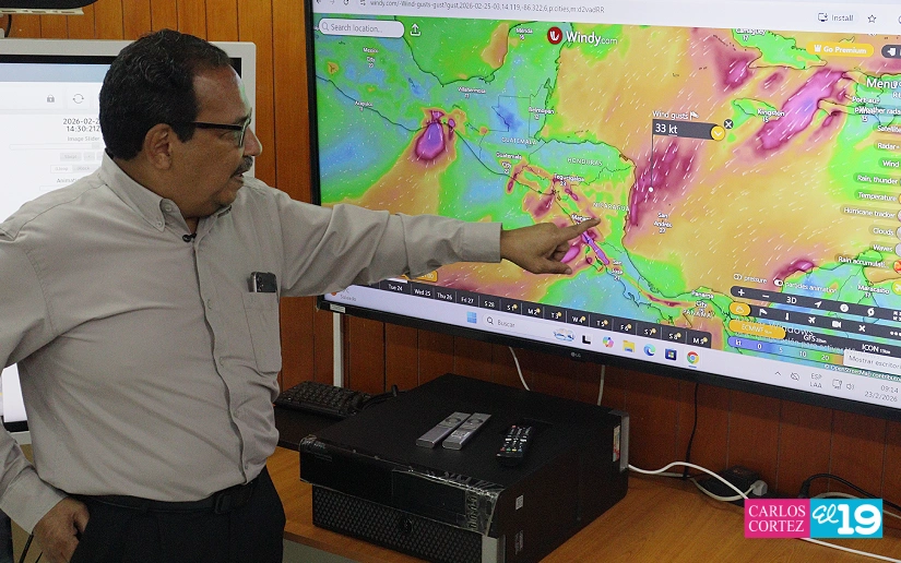 INETER informa ingreso de frente frío en Nicaragua esta semana