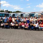 Gobierno Sandinista entrega microbuses Yutong a cooperativas de transporte del Caribe