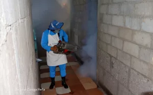 Brigadas del MINSA realizan jornada antiepidémica casa a casa en barrio El Rodeo