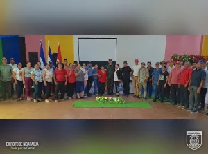 En reunión con productores: Ejército de Nicaragua fortalece seguridad de la cosecha cafetalera