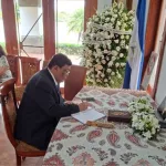 Delegación nicaragüense participa en firma del Libro de Condolencias en Embajada de Irán