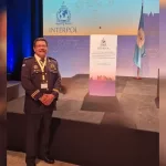 Inspector General de la Policía Nacional participa en conferencia internacional de Interpol en Francia
