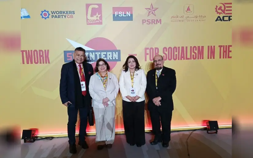 Delegación de Nicaragua participa en foro socialista internacional “SOVINTERN” en  Moscú