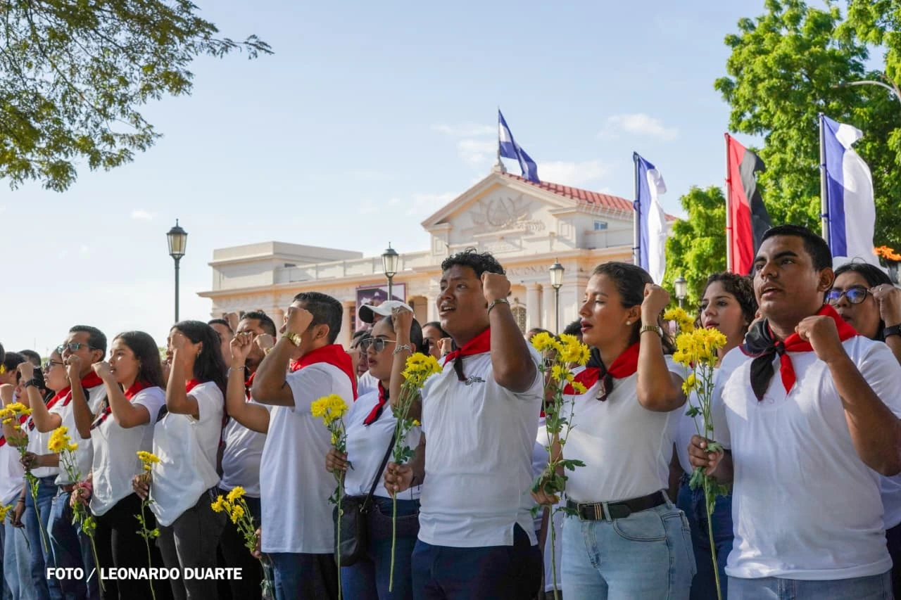 Con compromiso revolucionario, Juventud Sandinista conmemora 14 años del legado eterno de Tomás Borge Martínez