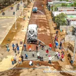 Villa Jerusalén mejora su acceso vial con 15 cuadras en construcción de concreto hidráulico