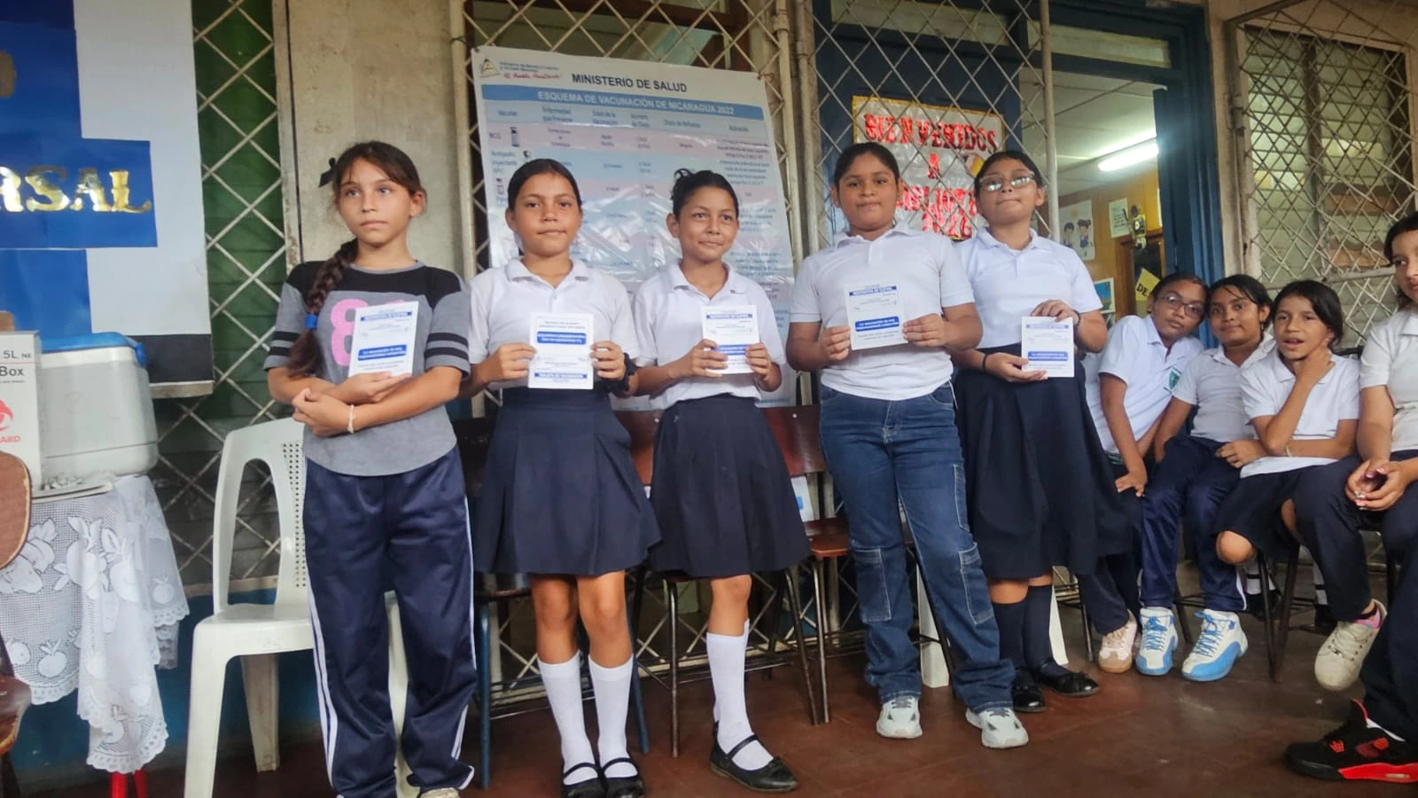 Jornada de vacunación contra el VPH llega al Colegio Rubén Darío en el Distrito IV