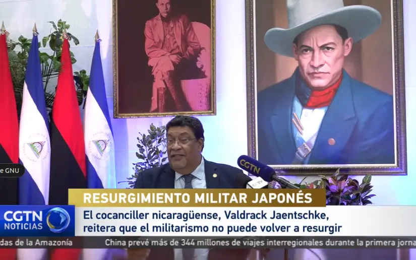El cocanciller nicaragüense, Valdrack Jaentschke, reitera que el militarismo no puede volver a resurgir