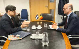 Nicaragua reafirma relaciones de respeto mutuo en encuentro diplomático en Bélgica