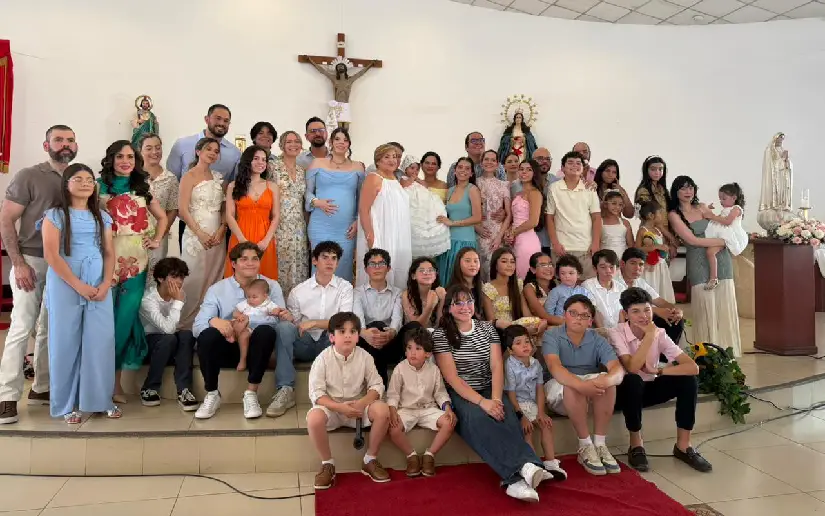 “Agradecidos por tanta bendición”: celebran bautizo de Yamila Luciana Alí Daana Ortega