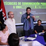 Abraham Istillarte y Ender Núñez inician capacitación e intercambio comunicacional en Nicaragua