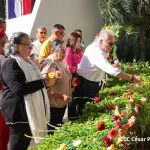 Asamblea Nacional rinde homenaje al General Sandino con depósito de flores en Plaza de la Revolución
