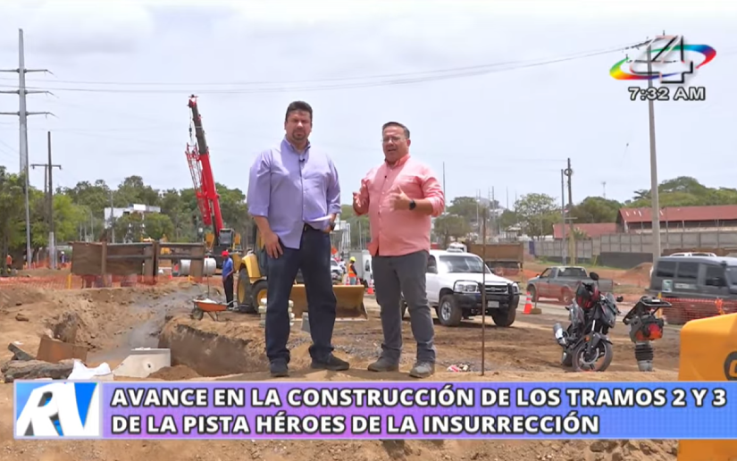Alcaldía de Managua ejecuta importantes obras de infraestructura en los tramos 2 y 3 de la Pista Héroes de la Insurrección