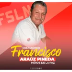 Diputados conmemoran el legado del Héroe de la Paz Francisco Aráuz Pineda