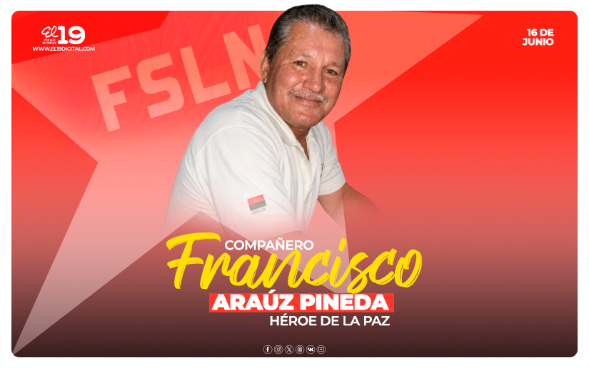 Diputados conmemoran el legado del Héroe de la Paz Francisco Aráuz Pineda
