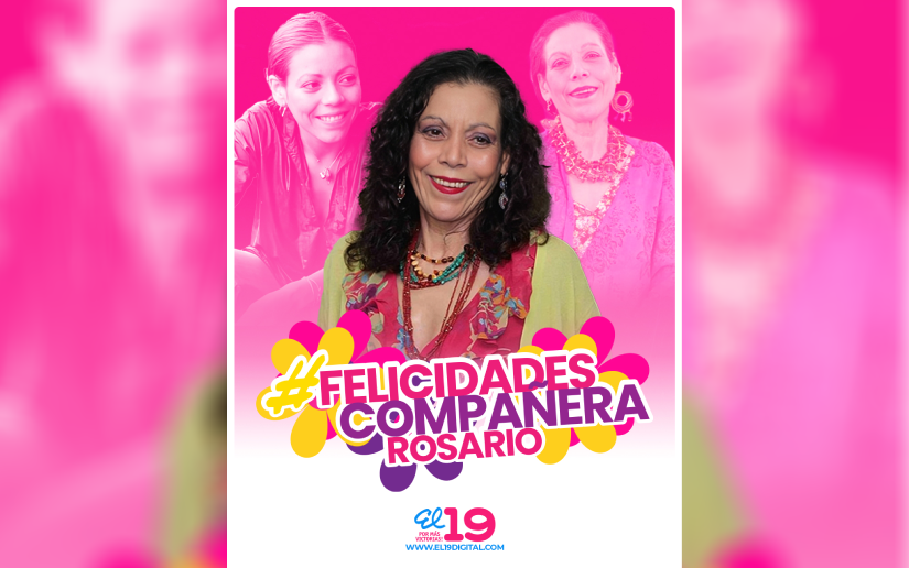 Redes sociales expresan reconocimiento a la Copresidenta Rosario Murillo en su cumpleaños