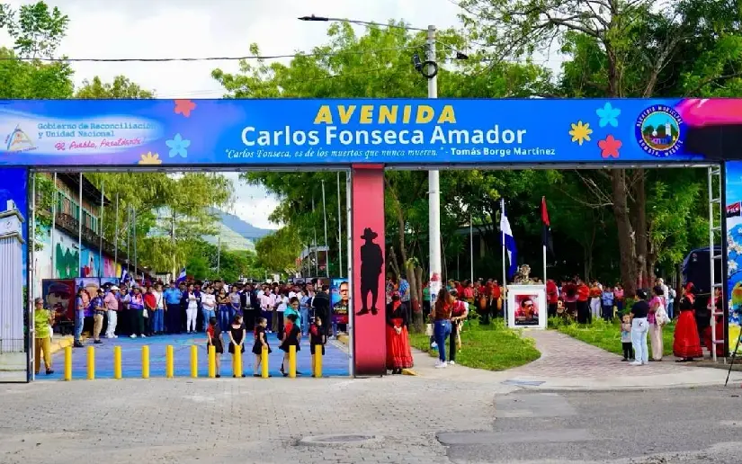 Alcaldía de Somoto inauguran la Avenida Carlos Fonseca Amador