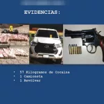Policía Nacional asesta nuevo golpe al narcotráfico con decomiso de 57 kilos de cocaína en Tipitapa