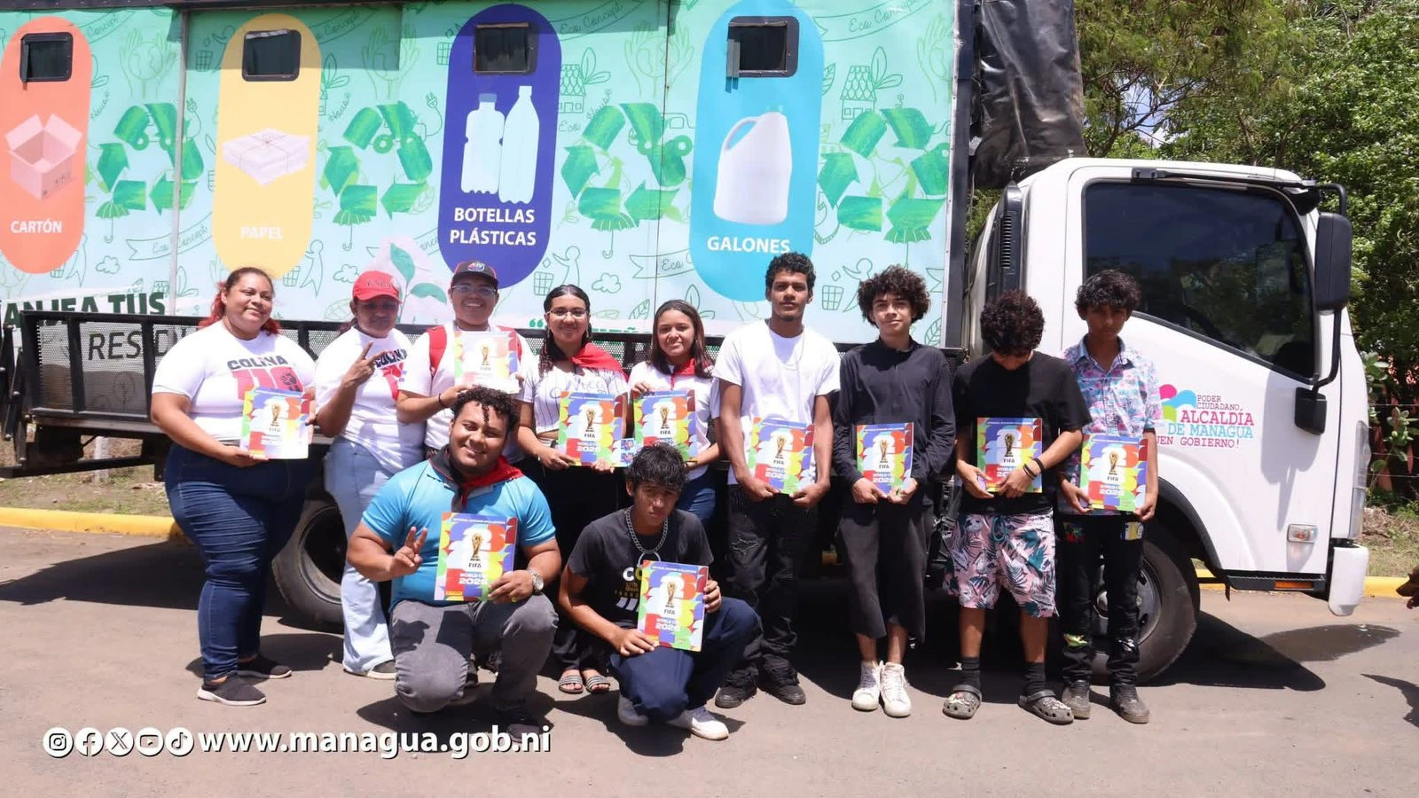 Alcaldía de Managua fortalece el cuido ambiental con la campaña “Jugá Limpio y Hacé de tu Barrio tu Cancha”