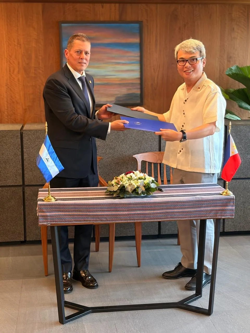 Nicaragua y Filipinas consolidan lazos de amistad y cooperación mediante acuerdo diplomático