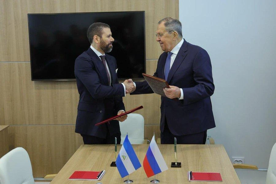 Canciller Serguéi Lavrov y compañero Laureano Ortega destacan el fortalecimiento de los vínculos entre Rusia y Nicaragua