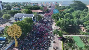 Desde las Alturas: Imágenes Reflejan la Unidad y el Compromiso del Pueblo en el Repliegue a Masaya