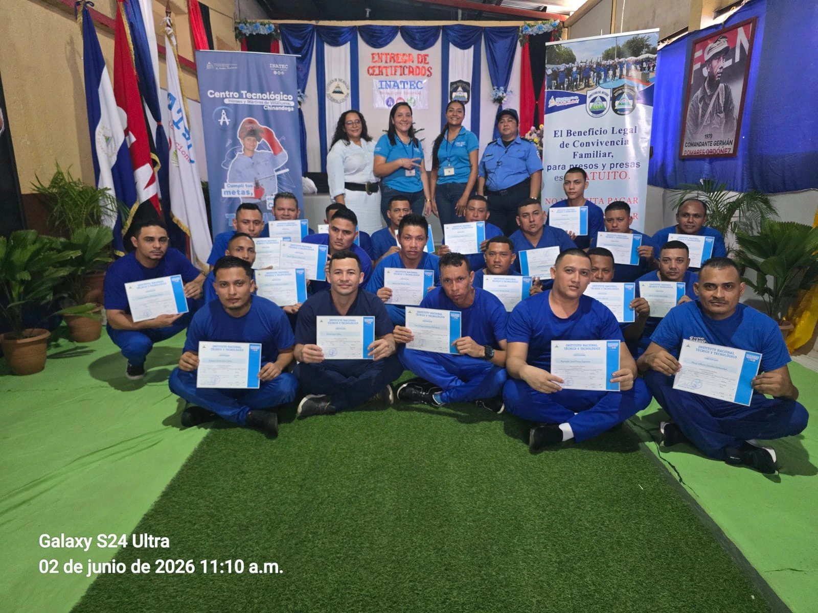 Formación técnica transforma oportunidades en el Sistema Penitenciario de Chinandega