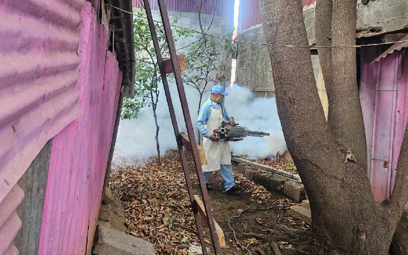 Brigadas del MINSA refuerzan acciones preventivas contra los zancudos en el barrio Ariel Darce
