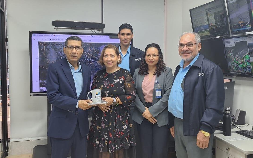 Embajada de Nicaragua sostiene encuentro con el Instituto de Meteorología e Hidrología de Panamá