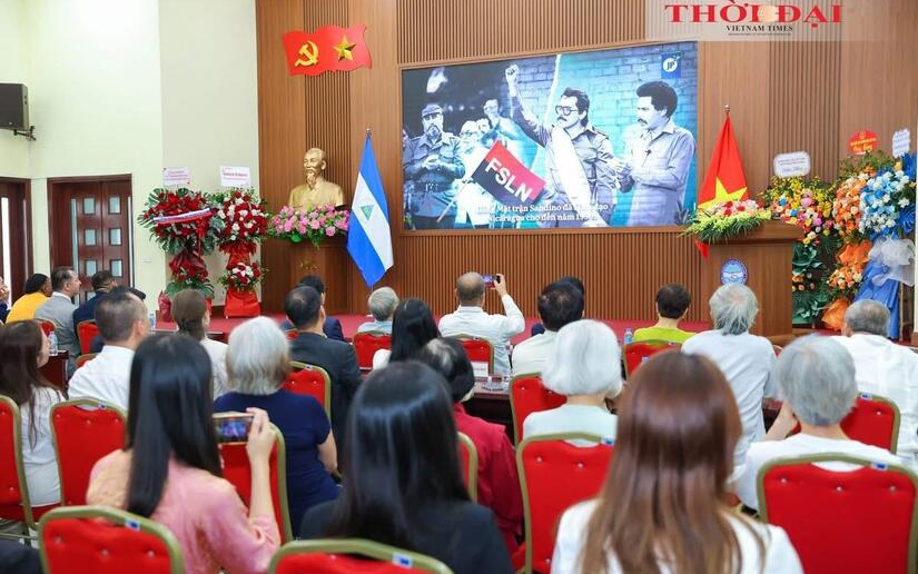 Embajada de Nicaragua conmemora el 47/19 en Hanói junto a autoridades vietnamitas