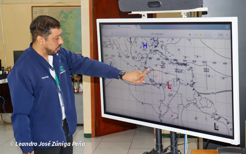 INETER pronostica lluvias por el ingreso de dos ondas tropicales esta semana en Nicaragua