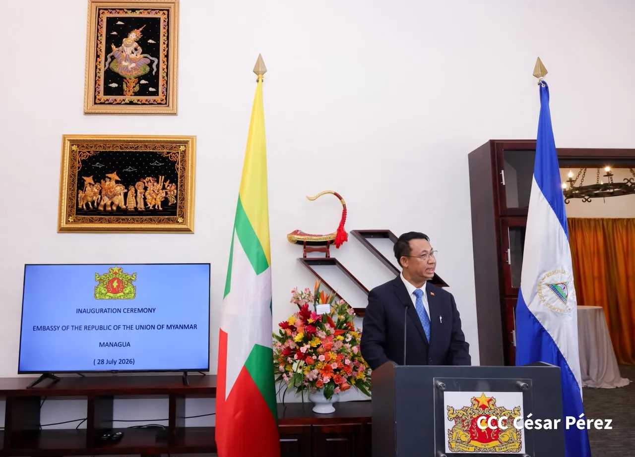 República de la Unión de Myanmar  inaugura oficialmente su Embajada en Nicaragua