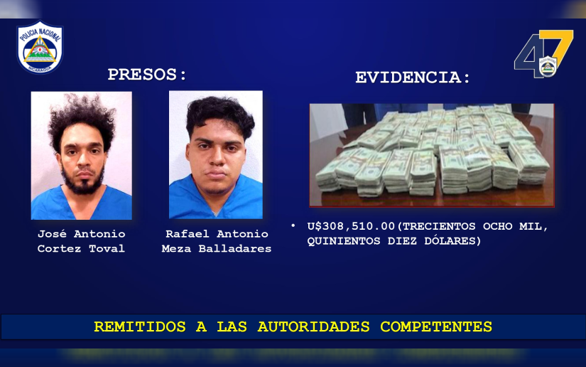 Golpe al crimen organizado: Policía Nacional incauta más de medio millón de dólares en Chinandega y León