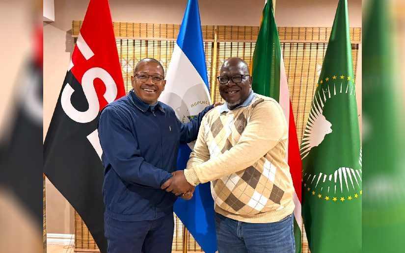 Representante sindical de Sudáfrica visita Misión Diplomática de Nicaragua