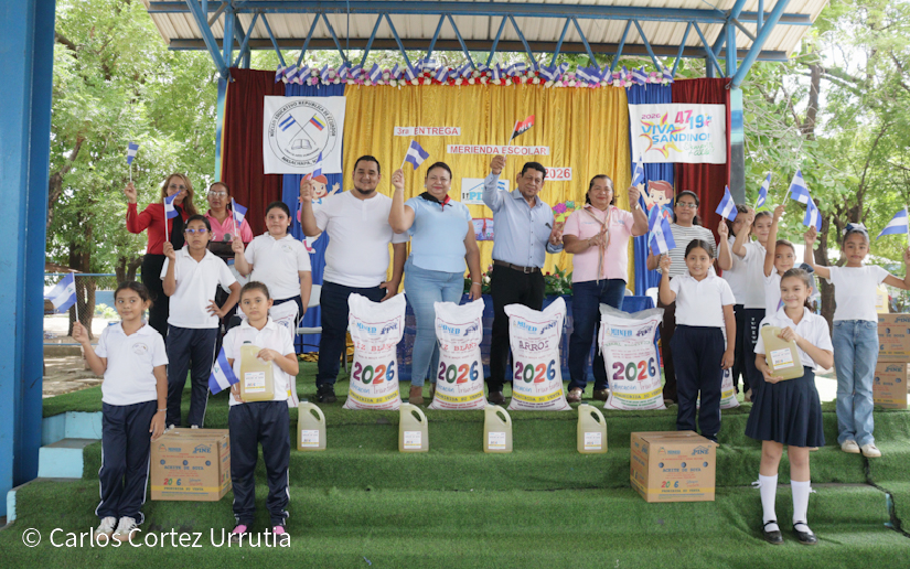 San Rafael del Sur celebra tercera entrega de la Merienda Escolar para fortalecer la educación y nutrición
