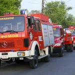 Bomberos Unidos movilizan ocho vehículos de emergencia para nuevas estaciones en León y Managua