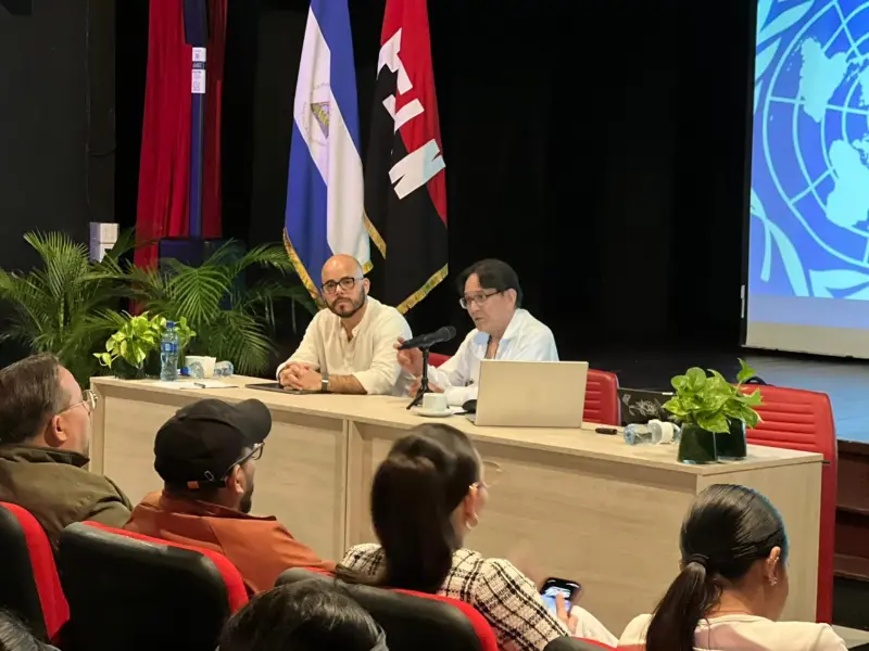 Compañero Jaime Hermida comparte con Comunicadores Sandinistas