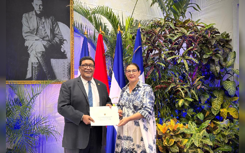 Copresidenta Rosario Murillo da la bienvenida a nuevos embajadores de Francia y la Unión Europea en Nicaragua