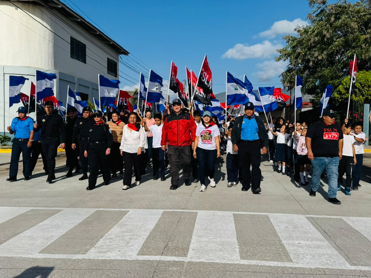 Familias de Estelí reciben primera etapa del Paseo La Independencia