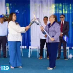Nicaragua recibe la Antorcha de la Unión Centroamericana en el marco de las Fiestas Patrias