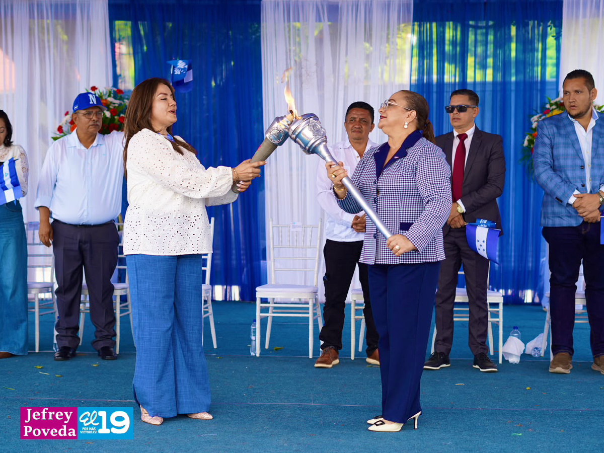 Nicaragua recibe la Antorcha de la Unión Centroamericana en el marco de las Fiestas Patrias