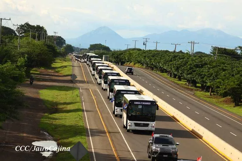 Nicaragua recibirá 107 nuevos buses Yutong provenientes de la República Popular China